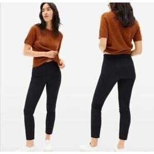 Everlane The Side Zip Stretch Cotton Ankle Work‎ Pants Size 4